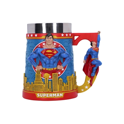 SUPERMAN MAN OF STEEL TANKARD 15.5CM