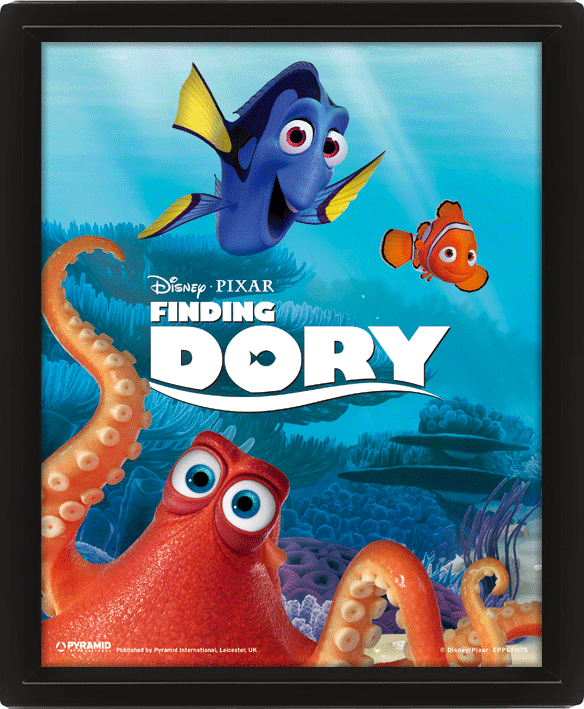DORY CADRE 3D LENTICULAIRE FINDING DORY CHARACTERS /2
