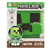 MINECRAFT CREEPER SQUICHYGLO LAMPE EN SILICONE BATTERIE RECHARGEABLE