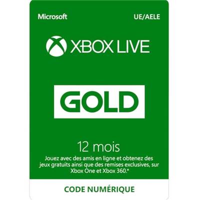 LIVE 12 MOIS /20 - XBOX ONE ESD