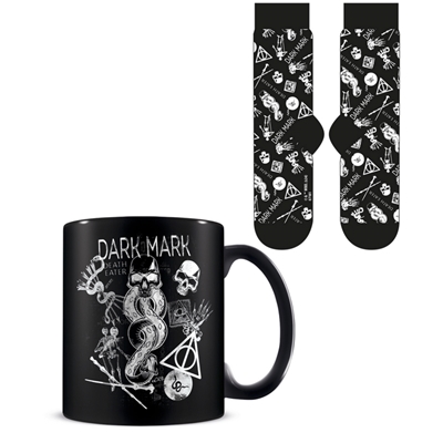 HARRY POTTER MUG ET CHAUSETTE DARK MARK