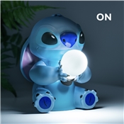 STITCH BLEU ET ANGEL ROSE COFFRET 2 LAMPES GLOBUDDIES + SURPRISE /4