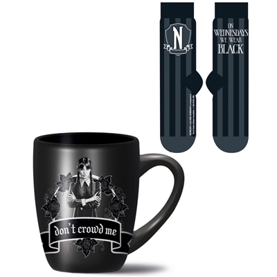 WEDNESDAY MUG ET CHAUSETTE WEAR BLACK