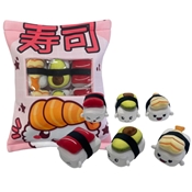 TOKYO BAG CONTENANT 6 MINI PELUCHES SUSHI