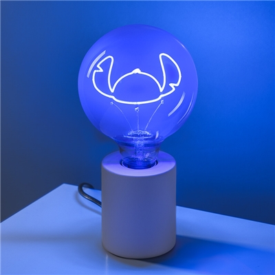 STITCH LAMPE AVEC AMPOULE DECORATIVE LED A FILAMENT NEON BULB