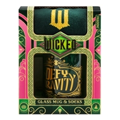 WICKED MUG EN VERRE ET CHAUSSETTES