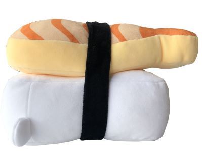 PELUCHE THEME SUSHI 20CM CREVETTE