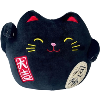 EXCLU SMYTH'S PELUCHE MANEKI NEKO PREMIUM 40 CM NOIR 