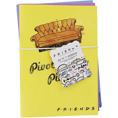 FRIENDS DISPLAY DE SETS DE 3 NOTEBOOKS X12 r