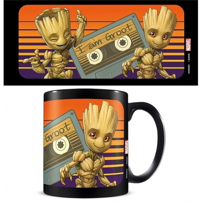 GUARDIANS OF THE GALAXY MUG BLACK GROOT SUNSET