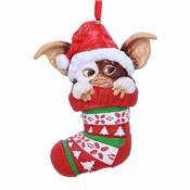 TBN GIZMO IN STOCKING HANGING ORNAMENT 12CM