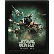 STAR WARS CADRE 3D LENTICULAIRE ROGUE ONE REBEL SOLDIER