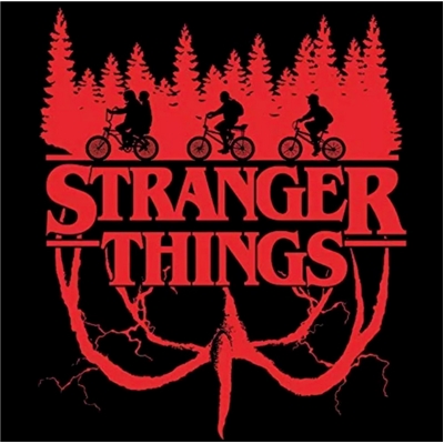 STRANGER THINGS TOILES LOGO FLIP 40X40