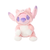 DISNEY PELUCHE STITCH ANGEL EN GRENOUILLERE RENARD 25CM