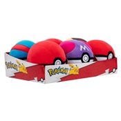 PELUCHE POKEMON 12CM POKE BALL ASSORTIMENT 6