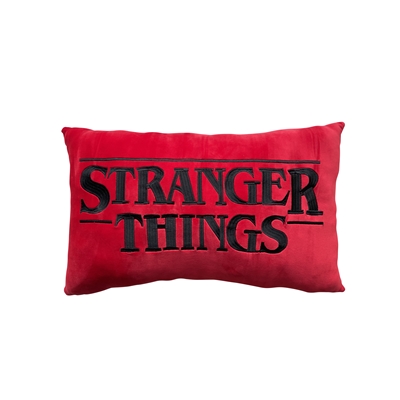 STRANGER THINGS COUSSIN LOGO RED