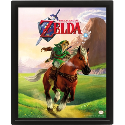 ZELDA CADRE 3D LENTICULAIRE GALLOP