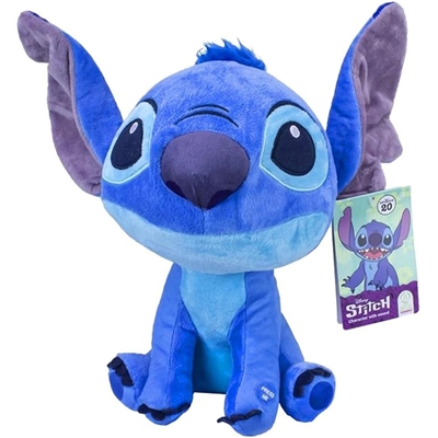 DISNEY PELUCHE STITCH ASSIS BLEU AVEC SON 30CM