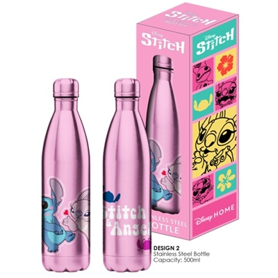 DISNEY BOUTEILLE ACIER ISOTHERME 500 ML STITCH & ANGEL KISS