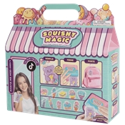 SQUISHY MAGIC COFFRET CREATION PORTES CLES KAWAII SQUISHY AVEC MACHI