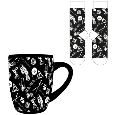 HARRY POTTER MUG ET CHAUSETTE DARK MARK