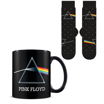 PINK FLOYD MUG ET CHAUSETTE THE DARK SIDE OF THE MOON