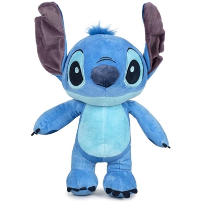 DISNEY PELUCHE STITCH DEBOUT BLEU AVEC SON 30CM