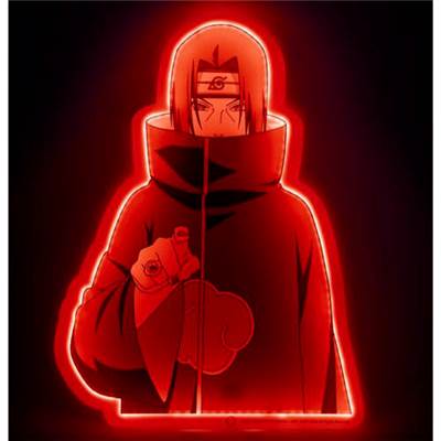 NARUTO LAMPE MURALE NEON ITACHI