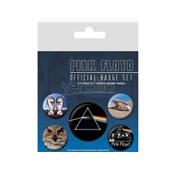 PINK FLOYD 4 BADGES LOGO