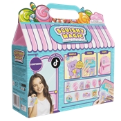 SQUISHY MAGIC COFFRET CREATION PORTES CLES KAWAII SQUISHY AVEC MACHI