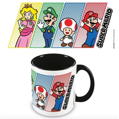 SUPER MARIO MUG COULEUR 4 PERSO