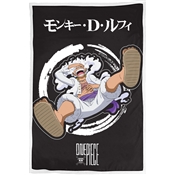 HOMADICT PLAID SHERPA 100X150 CM ONE PIECE LUFFY GEAR 5 exclu LC