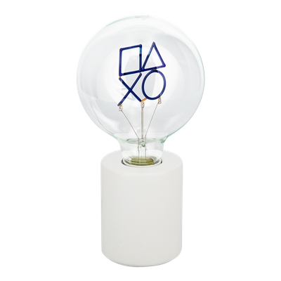 PLAYSTATION LAMPE AVEC AMPOULE DECORATIVE LED A FILAMENT NEON BULB