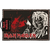 IRON MAIDEN DOORMAT RUN TO THE HILLS