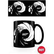 JAMES BOND MUG HEAT CHANGE GUNBARREL