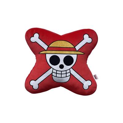 ONE PIECE COUSSIN PIRATE RED 40CM