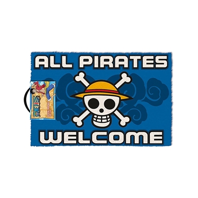 ONE PIECE DOORMAT ALL PIRATES WELCOME