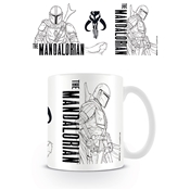 THE MANDALORIAN MUG LINE ART