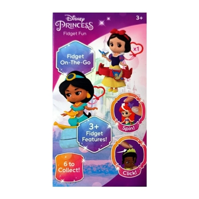 DISNEY PRINCESSE FIGURINE MYSTERE FIDGET FUN ASST par 12