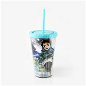 DEMON SLAYER VERRE A PAILLE TANJIRO & GIYU CARNAVAL