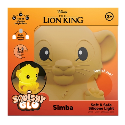 SIMBA SQUISHYGLO LAMPE EN SILICONE AVEC BATTERIE RECHARGEABLE