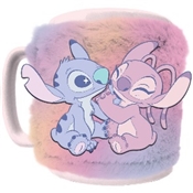 LILO & STITCH FUZZY MUG PLANETERY STITCH& ANGEL NEW DESIGN)