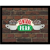 FRIENDS TOILE ENCADREE CENTRAL PERK BRICK 30 X 40CM