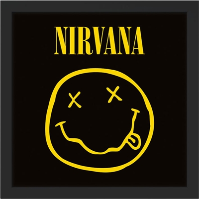 NIRVANA ALBUM SMILEY 30 CM