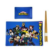 MY HERO ACADEMIA SUSHI SET + BAGUETTES CLASSE 1-A 