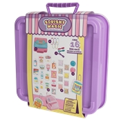 SQUISHY MAGIC COFFRET DELUXE PORTES CLES KAWAII SQUISHY AVEC MACHINE