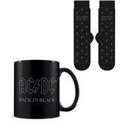 AC/DC MUG ET CHAUSETTE BACK IN BLACK