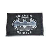 BATMAN WELCOME TO THE BATCAVE RUBBER DOORMAT