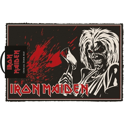 IRON MAIDEN DOORMAT RUN TO THE HILLS