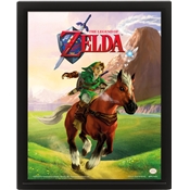 ZELDA CADRE 3D LENTICULAIRE GALLOP